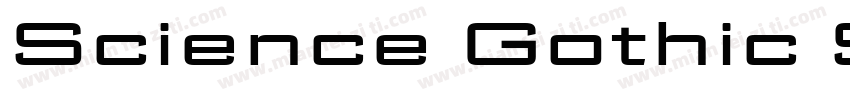 Science Gothic SemiBold XExp字体转换